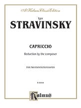 Capriccio for Two Pianos piano sheet music cover
